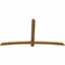 Ekena Millwork Bellingham Rough Sawn Timber Gable Bracket, Western Red Cedar, 84"W x 45"H x 2"D x 4"F, 13/12 Pitch GBW084X45X0204BEL00RWR - alternate 3